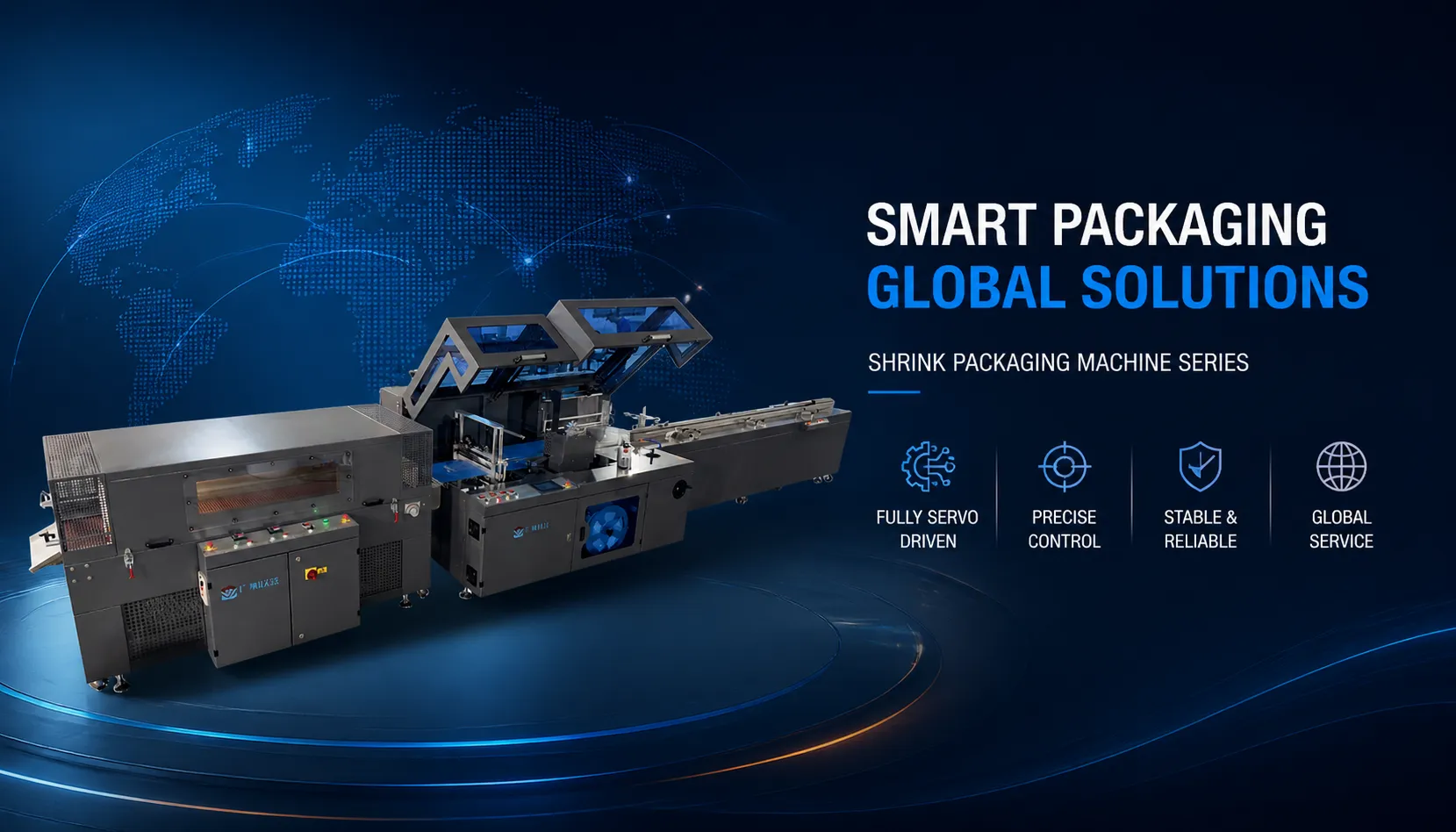 Zhongfu Packaging — CE Certified Shrink Packaging Machines for Food, Pharma, Tire, and Cosmetics Industries