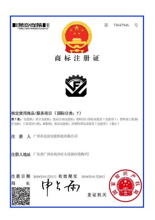 Trademark Certificate